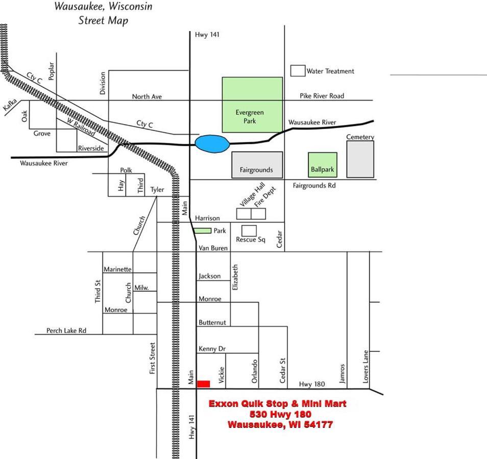 Wausaukee Exxon Quik Stop & Motel المظهر الخارجي الصورة